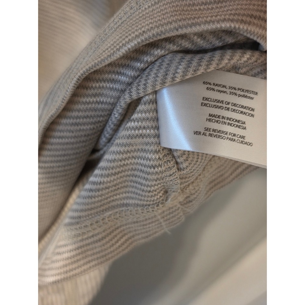 Orvis Cascade Long Sleeve Crew Neck Shirt Mens XXL Oatmeal Striped 1172082 NWT - Picture 7 of 8